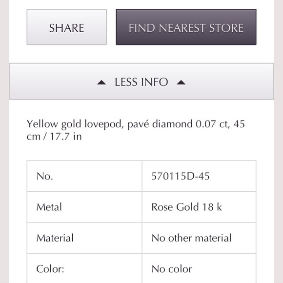 SOLD!! Pandora diamond necklace 0.07ct - Picture 4 of 4