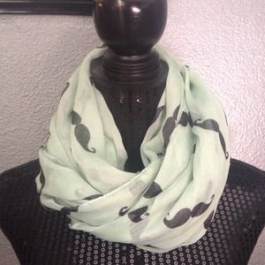 Mustache scarf