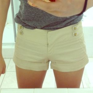 **SOLD**Forever 21 beige/tan shorts