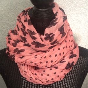 Bow and Polka Dot Scarf