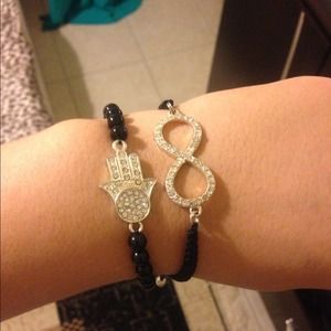 Braseletes Hamsa &Infinity