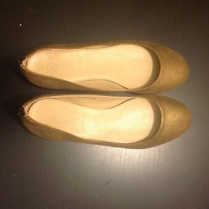 Jcrew size 5.5 leather ballet flats,