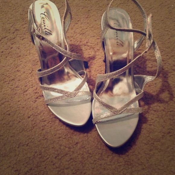 Silver heels