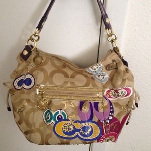 Authentic poppy coach purse