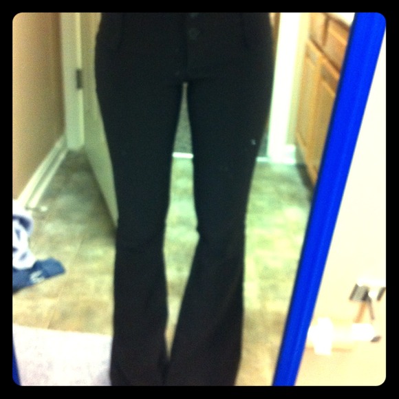 Dark brown dress pants