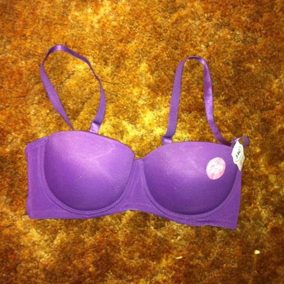 Purple push up bra!