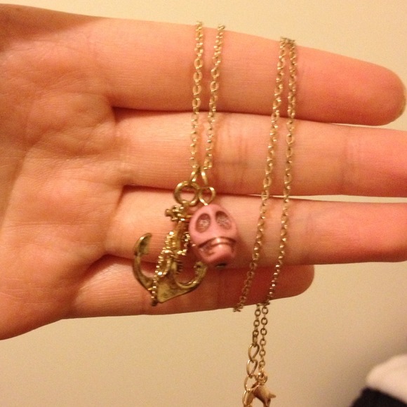 Anchor and Skull necklace