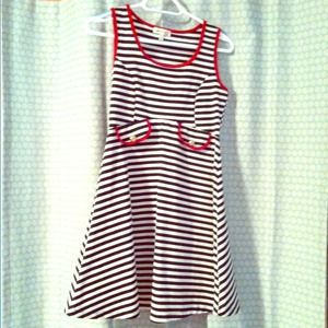 Black & white sailor dress