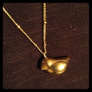 Fossil bird necklace - great detail!