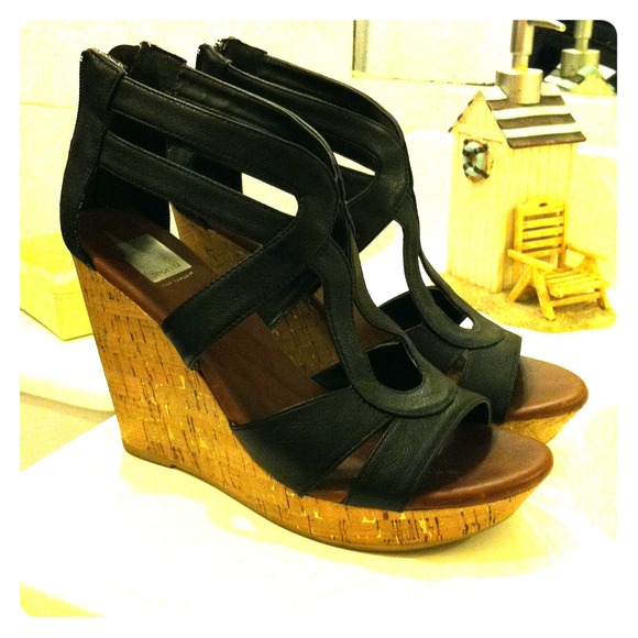 Black/Brown Wedges by Dolce Vita for Target