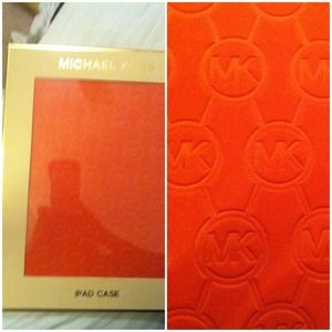 NWT Michael kors iPad case orange