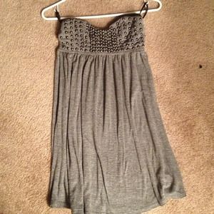 Bebe gray dress! Xs