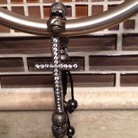 Silver Cross Bracelet!