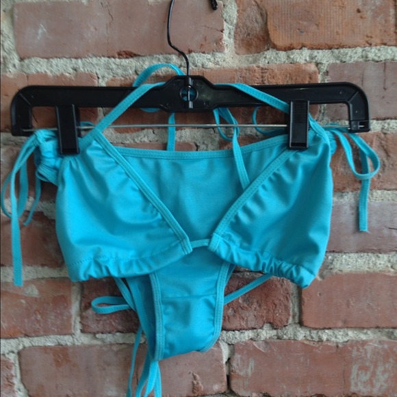 Teal bikini