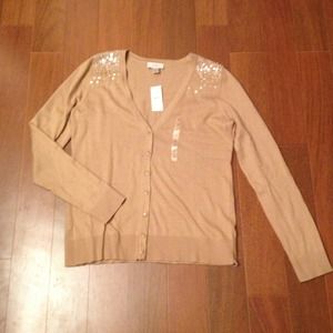 Tan LOFT cardigan