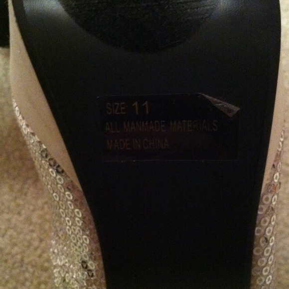 Sequin high heels...party shoes!! Deb - Picture 4 of 4