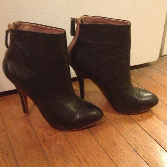 Black Zara Booties size 7