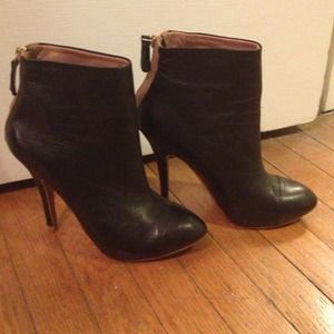 Black Zara Booties size 7