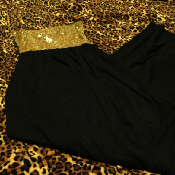 Gold goddess dress