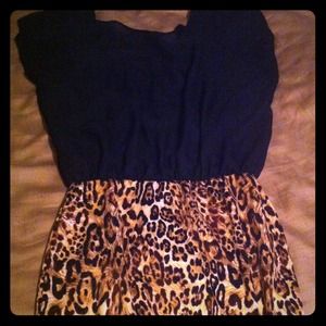 Black and cheetah dress!