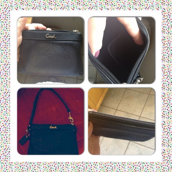 authentic Coach wristlet