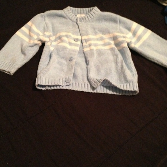 Baby blue cardigan