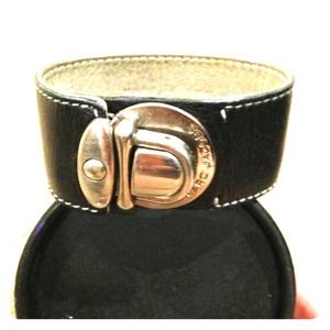 SOLD** Marc Jacobs Black Leather Bracelet