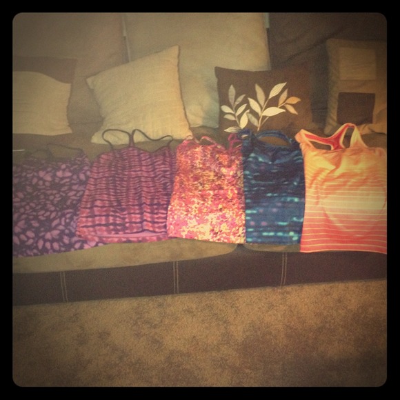 Bundle of champion workout tops s and xs