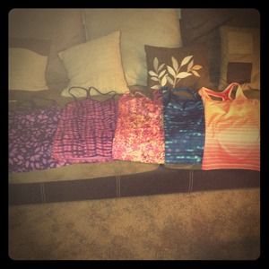 Bundle of champion workout tops s and xs