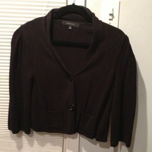 Nine West crop double button sweater