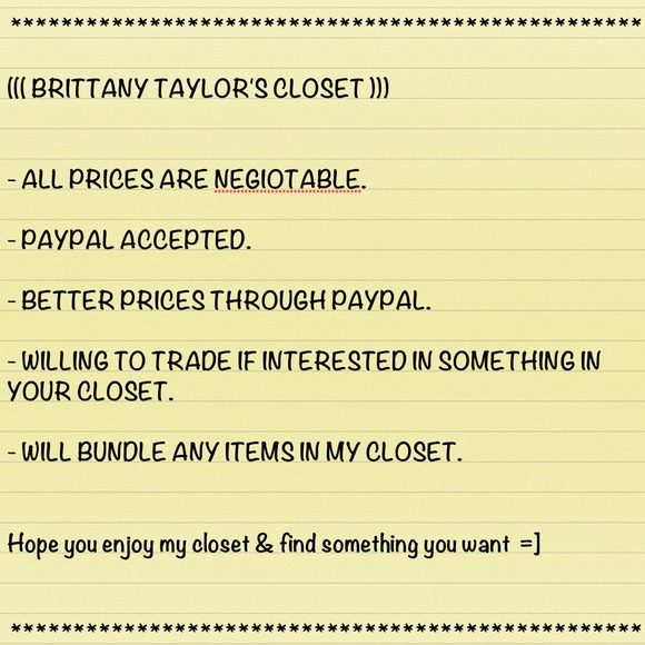 ** PAYPAL, TRADES, BUNDLES & NEGIOTABLE PRICES **
