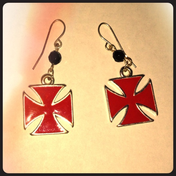 Cross earrings