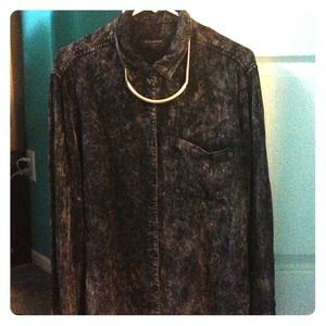 *Reserved* ByCorpus Acid Wash Button Up