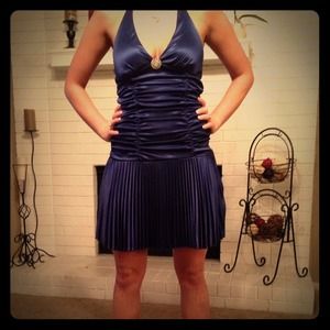 Blue dress