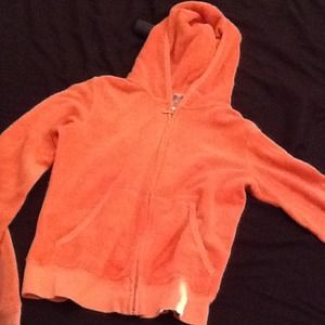Orange juicy couture zip hoody