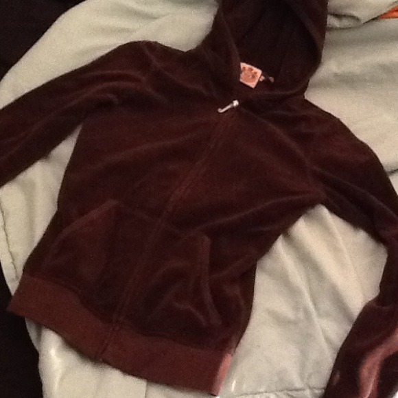 Juicy couture brown zip hoody