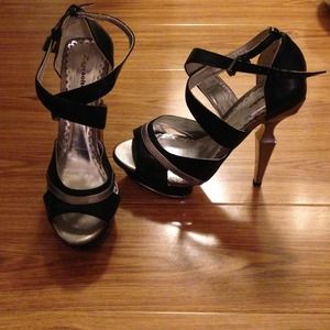 Strappy Bullet Stilettos