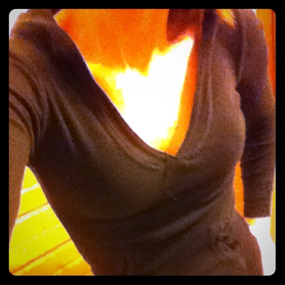 Black long sleeve top with hood