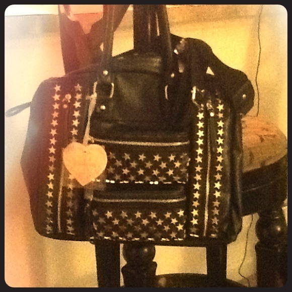 Just reduced  *Brand New* black leather star stud