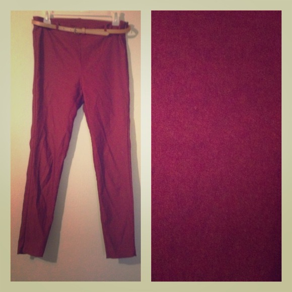 High waisted ankle pants