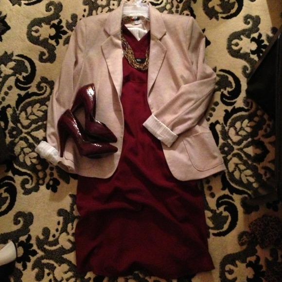 ❗SOLD❗bundled Burgundy Mossimo Dress NWT