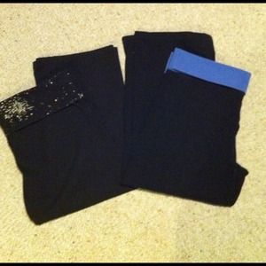 2 Pair of VS yoga capris