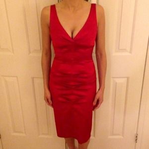Classy red Caché cocktail dress!!