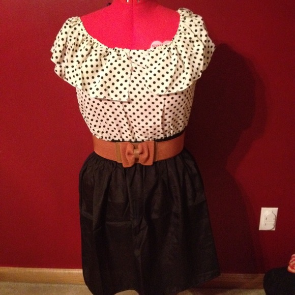 Polkadot dress without belt ( Final Reduced ) - Picture 4 of 4
