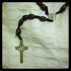 Wood Beaded Rosary