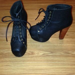 Black Jeffrey Campbell Litas