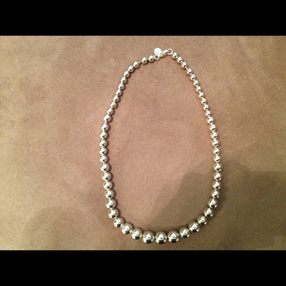 Authentic Tiffany bead necklace