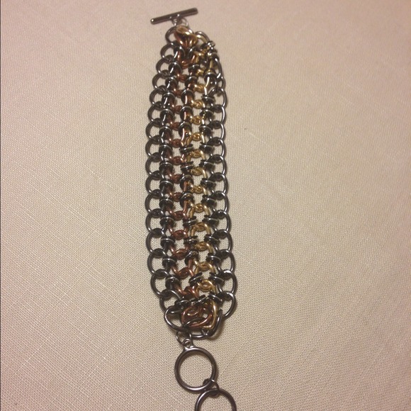 ***SOLD*** Multi-Chain Mixed Metals Bracelet