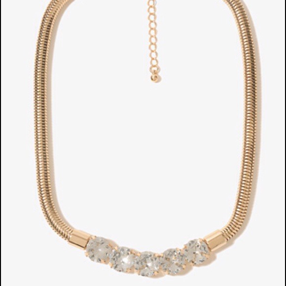Sold out 🙋Coil chain rhinestone necklace