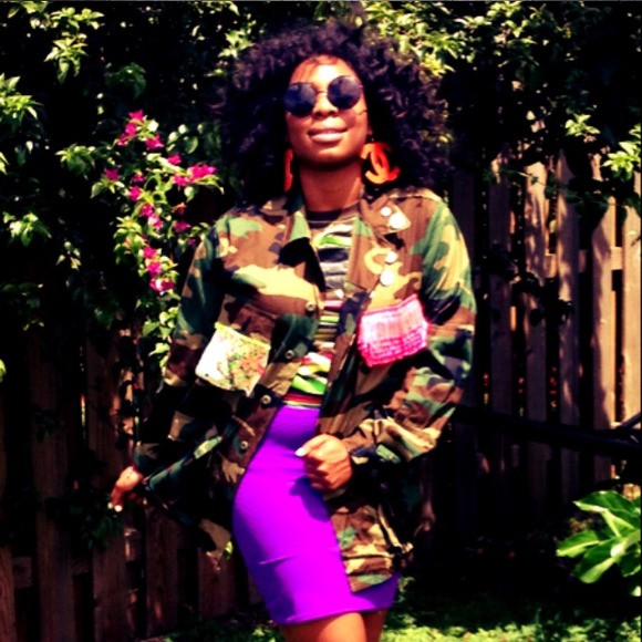 Army Fatigue (CAMO) Disco Jacket
